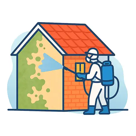 ontmossen van gevels